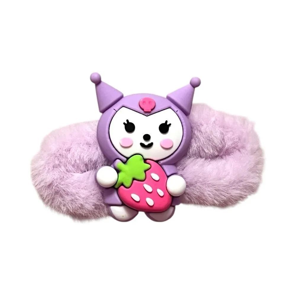 🤯5/$25🤯 Kuromi Purple Plush Hair Clip